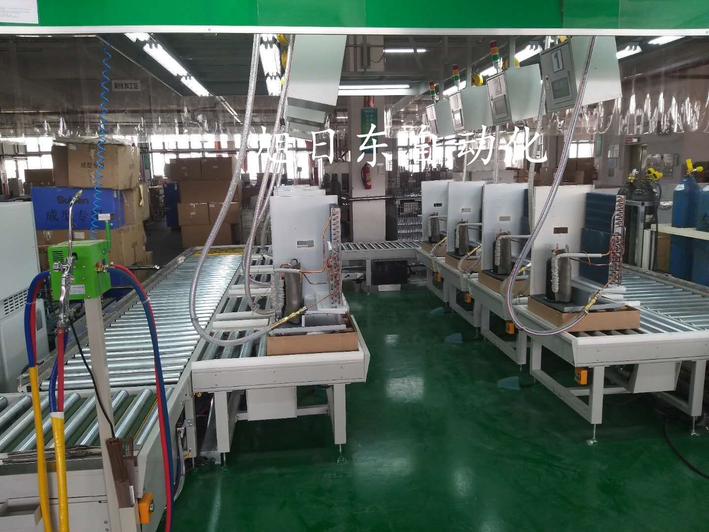 冷風機在線測試生產(chǎn)線